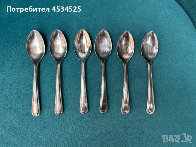 🥄 Винтидж посребрени лъжички от Sheffield – английска класика с история(между 1930–1960 г.)