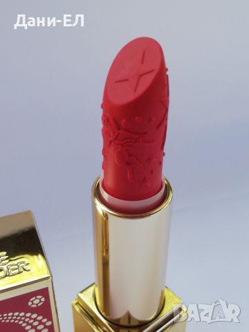 Estee Lauder Limited Edition Lipstick червило луксозен вариант – Starlet Red, снимка 2 - Декоративна козметика - 46427860