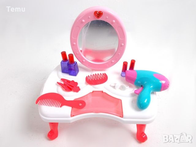 Детска тоалетка с огледало, масичка и аксесоари Б А Р Б И, снимка 7 - Други - 46417423