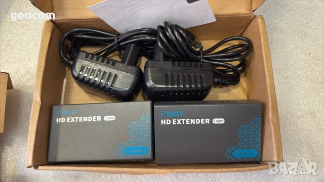 P-Way HDMI екстендер през FTP RJ-45 (Cat 5e/6/7/8, до 150м,Комплект), снимка 7 - Кабели и адаптери - 50765720