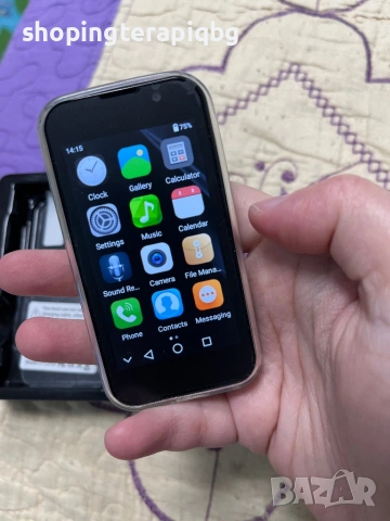 Мини смартфон,  3G WCDMA черен, снимка 3 - Други - 46897181