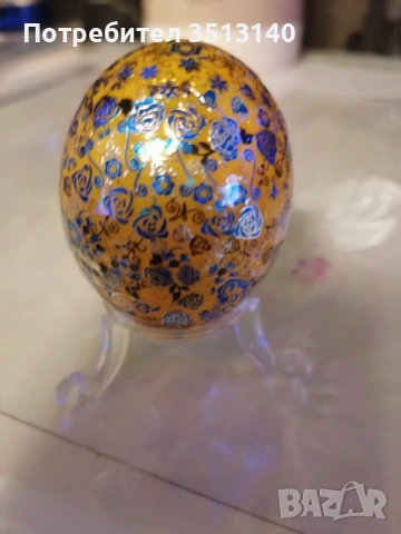 Уникални ръчно декорирани великденски яйца 5 бр., снимка 5 - Декорация за дома - 53115063