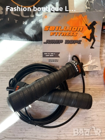 Ново професионално въже за скачане с резервни чанти и торбичка за съхранение на марката 5 billion  , снимка 2 - Фитнес уреди - 52247589