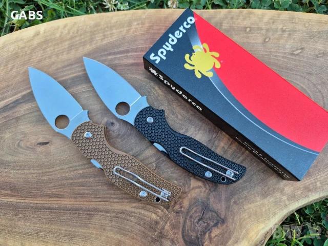 Сгъваем нож Spyderco Sage 5 C123,два цвята, снимка 11 - Ножове - 50798651