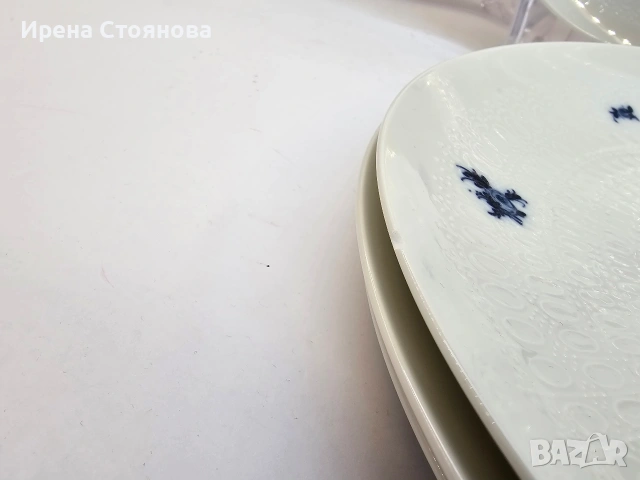 Rosenthal - Romance Rhapsody по дизайн на Bjorn Wiinblad 1961г. 6 броя чиния за основно , снимка 3 - Сервизи - 53390229