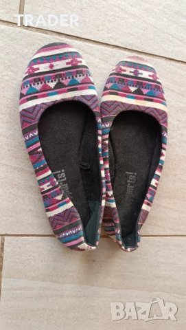 детски бели дантелени балеринки и карирани обувки  Pepperts!, снимка 11 - Детски обувки - 32046241