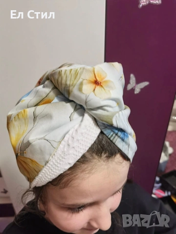 Тюрбан за деца, снимка 3 - Аксесоари за коса - 53285331