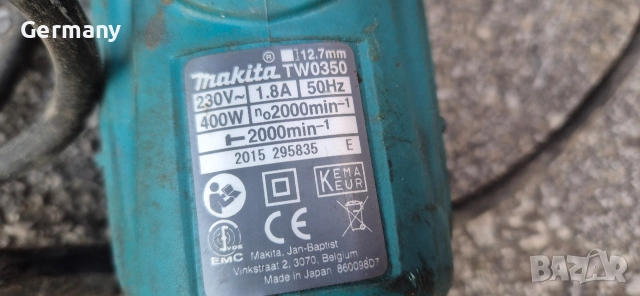 ударен гайковерт макита makita 1/2, снимка 4 - Винтоверти - 52713167