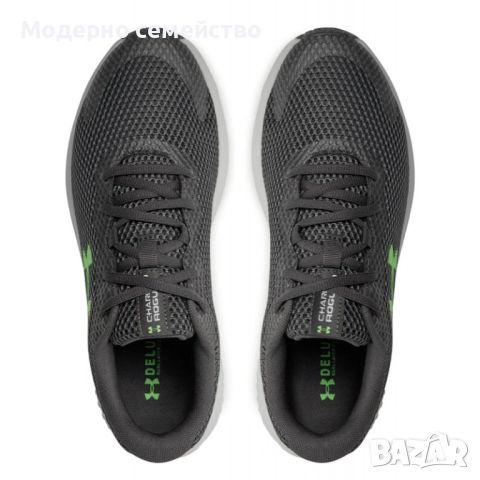 Мъжки маратонки  under armour charged rogue 3 shoes grey green, снимка 4 - Маратонки - 46606979