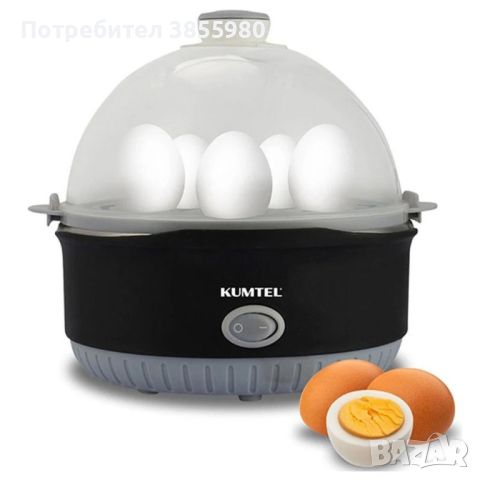 Яйцеварка с капацитет за 7 яйца и мерителна чаша KUMTEL, снимка 1 - Други - 46410610