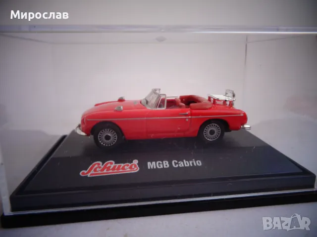 1:72 SCHUCO МGB CABRIO КОЛИЧКА МОДЕЛ ИГРАЧКА, снимка 1