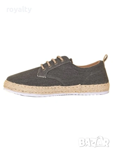 Мъжки еспадрили с връзки - черни, снимка 3 - Ежедневни обувки - 54124721