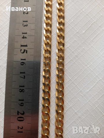Златен синджир ланец 14к, снимка 1 - Колиета, медальони, синджири - 45595470