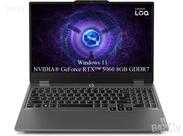 15.6" Lenovo LOQ /i5-13450HX/ 32GB/ 2TB SSD/ NVIDIA RTX 5060 8GB/Win11