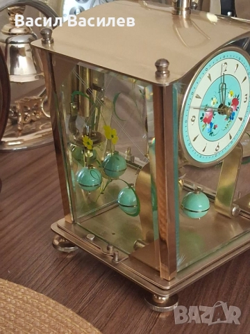 Продавам 400 дневен немски механичен часовник Kern, снимка 3 - Антикварни и старинни предмети - 52489720