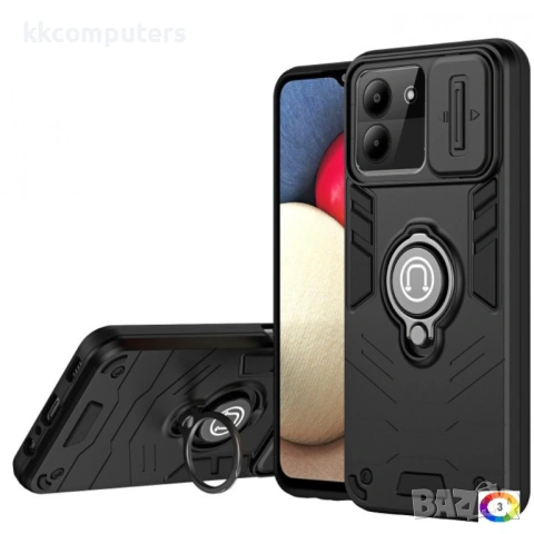 ZTE Blade A54 Удароустойчив Ring Holder Калъф и Протектор