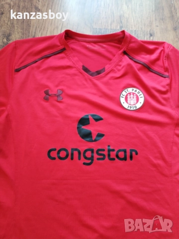under armour st.pauli 2018-19 - колекционерска футболна тениска 2ХЛ, снимка 2 - Тениски - 51659848