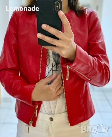 Ново кожено яке ХС/ С размер 