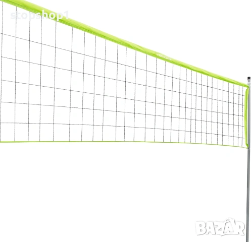 Dunlop Sport Net 609 x 220 см - Волейболна мрежа - Тенис мрежа - Бадминтон мрежа - Комплект с колове