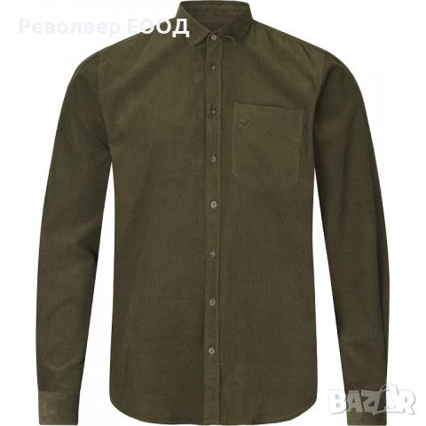 Мъжка риза Seeland - George, в цвят Pine green, снимка 1 - Екипировка - 45337720
