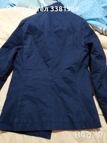 мъжко яке естествена кожа и елегантно мъжко палто Superdri, и двете без забележки размер М, снимка 9 - Якета - 51731536