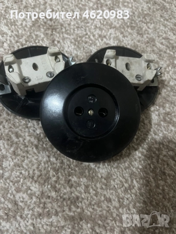 Стари ретро контакти, снимка 2 - Ключове, контакти, щепсели - 52448297