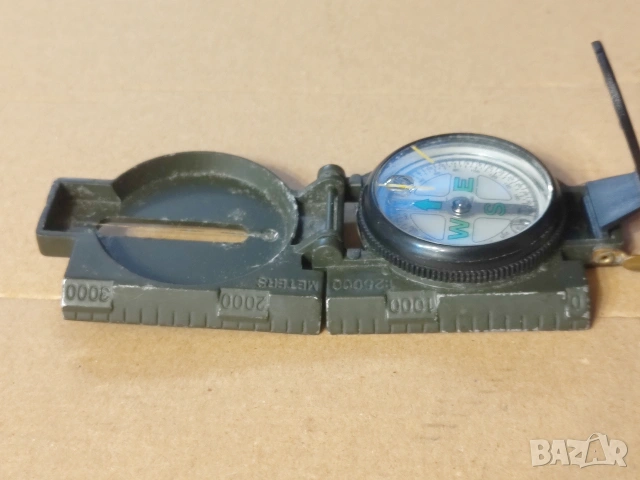 Джобен компас Black Fox Military Compass, тъмнозелен, снимка 3 - Ножове - 53064673