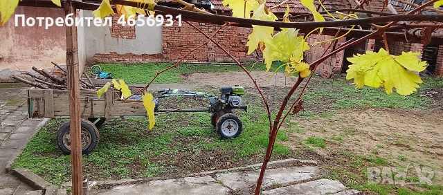 Мотофреза Гардения с ремарке в отлично състояние!, снимка 2 - Градинска техника - 52572677