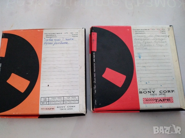 Магнетофонни ленти SONY, снимка 5 - Декове - 53845464