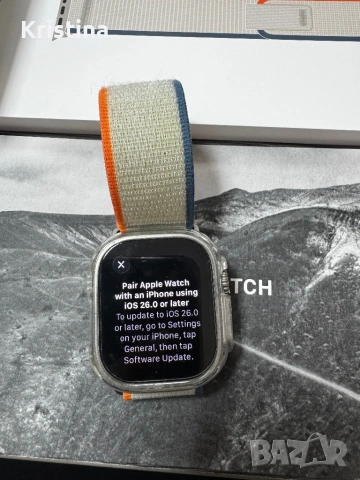 Apple Watch Ultra 2 - 2023 г. Titanium 49 mm , снимка 6 - Друга електроника - 53628933