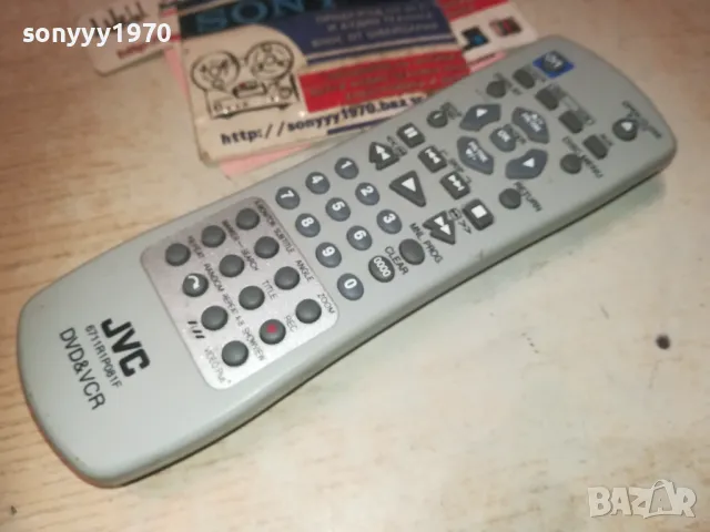 JVC DVD & VCR REMOTE CONTROL-ВНОС SWISS 2110240821, снимка 1 - Вази - 47658148