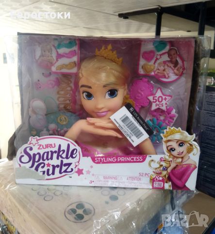 Кукла Sparkle Girlz ZURU Принцеса, кукла модел за прически и маникюр, с комплект аксесоари, снимка 6 - Кукли - 45649871