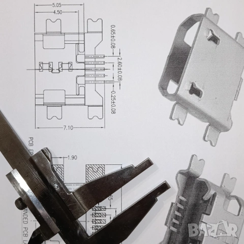 Букса  конектор USB micro  , 2/5 pin connector, снимка 17 - Ремонт на друга електроника - 40051806