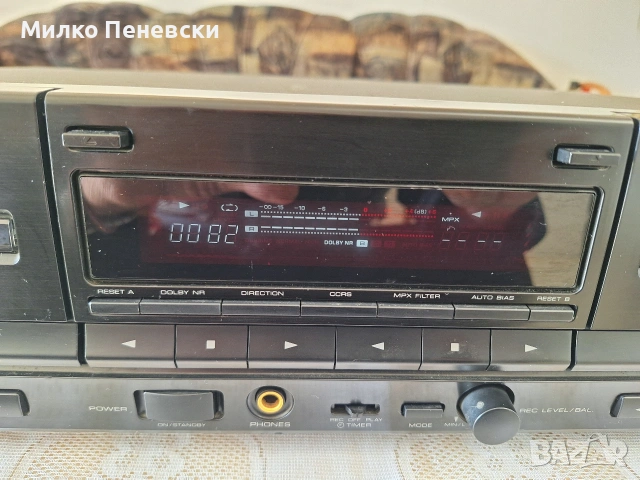 KENWOOD KX-W4070 DOUBLE STEREO CASSETTE DECK AUTOREVERCE.MADE IN JAPAN., снимка 2 - Декове - 54099251
