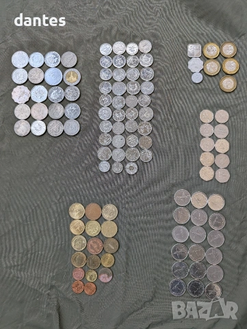 Монети от цял свят 185 бр. Кариби, Бахами, Арабски, Гибралтар, Великобритания, Канада, Мексико и др., снимка 3 - Нумизматика и бонистика - 54188317