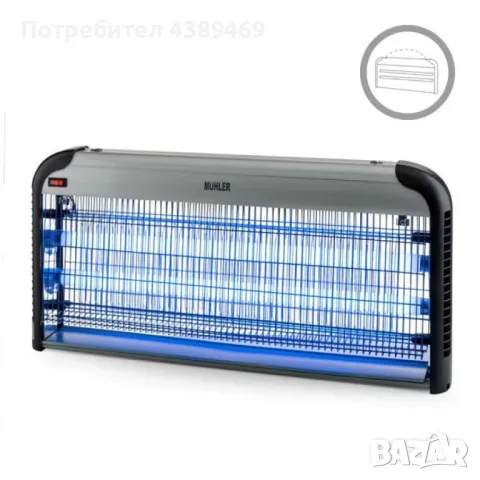 Инсектицидна лампа Muhler MIK-100, 36W, 100м2, снимка 2 - Други - 49547738