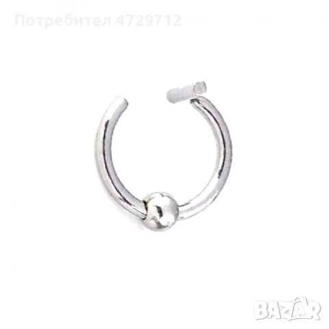 Имитация на истински пробити обици, снимка 2 - Обеци - 53464255