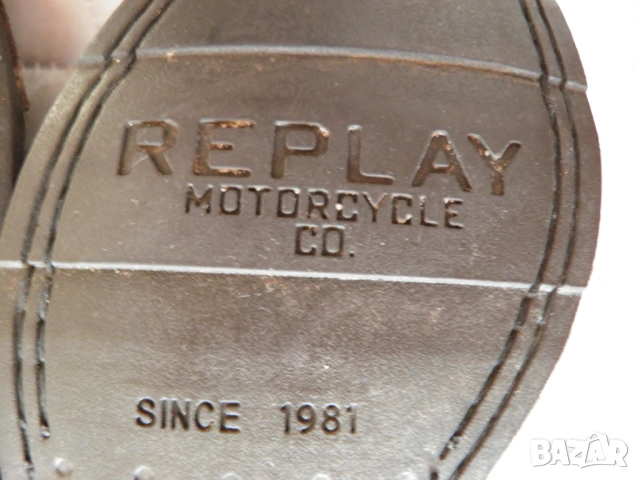 Replay оригинални мъжки обувки от естествен кафяв велур, снимка 11 - Ежедневни обувки - 53248383