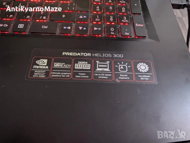Геймърски лаптоп Acer Predator Helios 300 (PH317-51) , снимка 6 - Лаптопи за игри - 52052310