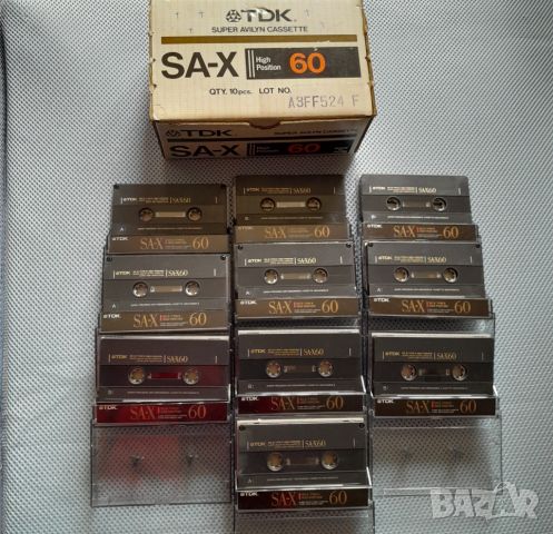 Касети TDK SA X 60 мин. , снимка 12 - Аудио касети - 44192226