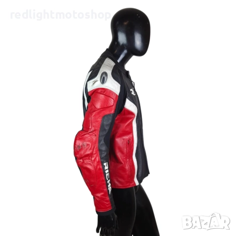 📌 5462 | Richa Мъжко кожено мото яке от естествена кожа – размер 54 – 120 лв, снимка 2 - Аксесоари и консумативи - 52801915