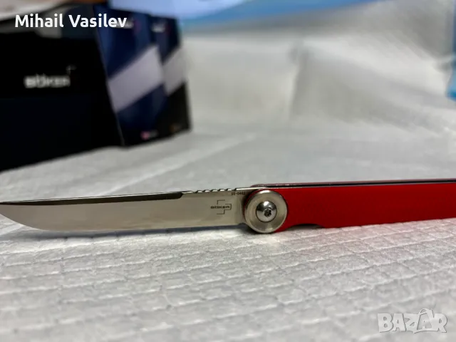 Джобен нож Boker Plus Kaizen Red/Satin, снимка 2 - Ножове - 47071781