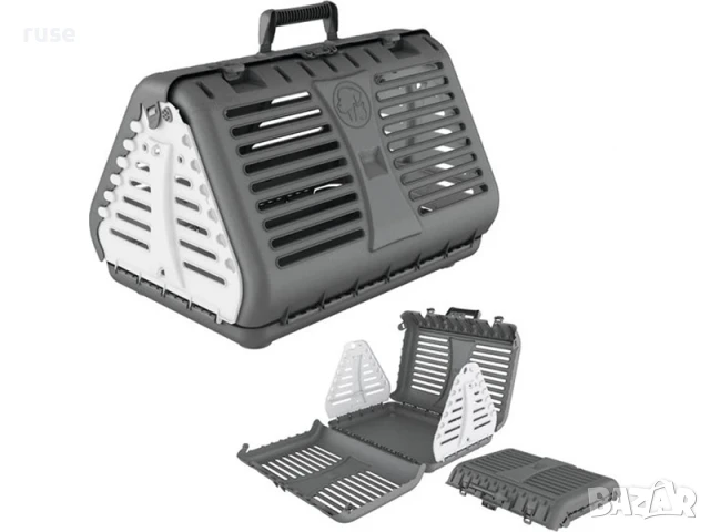 НОВИ! Транспортна клетка сгъваема за домашни любимци до 10кг, снимка 9 - За котки - 50733666