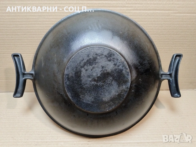 Стар Масивен Чугунен Сач / 4,5 кг. / НОМЕР 1710., снимка 5 - Антикварни и старинни предмети - 53849233