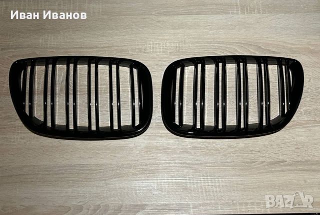 Черни гланцови бъбреци за BMW X5 E53 от 2004 до 2006, снимка 1 - Части - 46699276