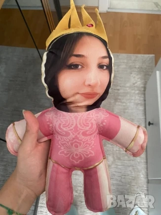 BK Gift Персонализирана Възглавничка с Ваше Фото – Кралица Бебе Подарък за Любим Човек, Рожден Ден и, снимка 6 - Романтични подаръци - 51232958