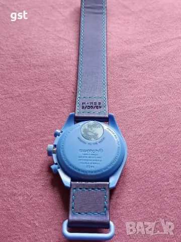 Omega Swatch Moons Speedmaster часовник Хронограф Копие, снимка 12 - Мъжки - 49476854
