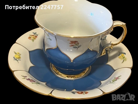 Двоен сет порцелан Meissen B- Form, снимка 3 - Антикварни и старинни предмети - 51485044