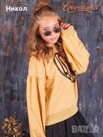 Тийн блуза Gocoland Love, лека вата, в страхотен цвят 🎨 , снимка 2 - Детски Блузи и туники - 53028129