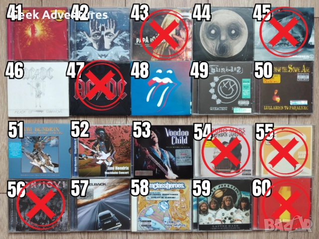 Rock/Punk Metal Music Albums CDs Оригинални Рок Пънк Музикални Дискове, снимка 4 - CD дискове - 46680866